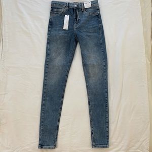 TOPSHOP Jaime High Waisted Skinny Jean NWT 28W 34L